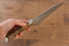 Takeshi Saji SG2 Hammered(Maru) Gyuto 210mm Chinese Quince Handle - Seisuke Knife - Slide 6