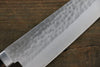 Kunihira VG1 Hammered Santoku 170mm Mahogany Handle - Seisuke Knife