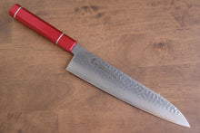  Sakai Takayuki VG10 33 Layer Damascus Gyuto 240mm Live oak Lacquered (Kouseki) Handle - Seisuke Knife