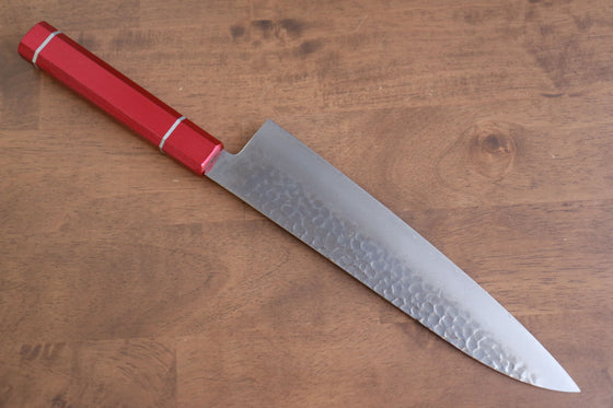 Sakai Takayuki VG10 33 Layer Damascus Gyuto 240mm Live oak Lacquered (Kouseki) Handle - Seisuke Knife