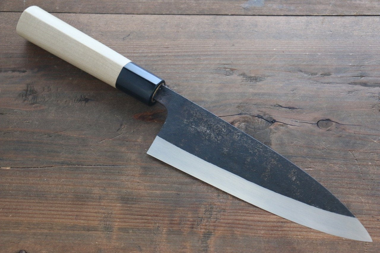 Sukenari Hongasumi White Steel No.2 Kurouchi Deba Knife - Seisuke Knife
