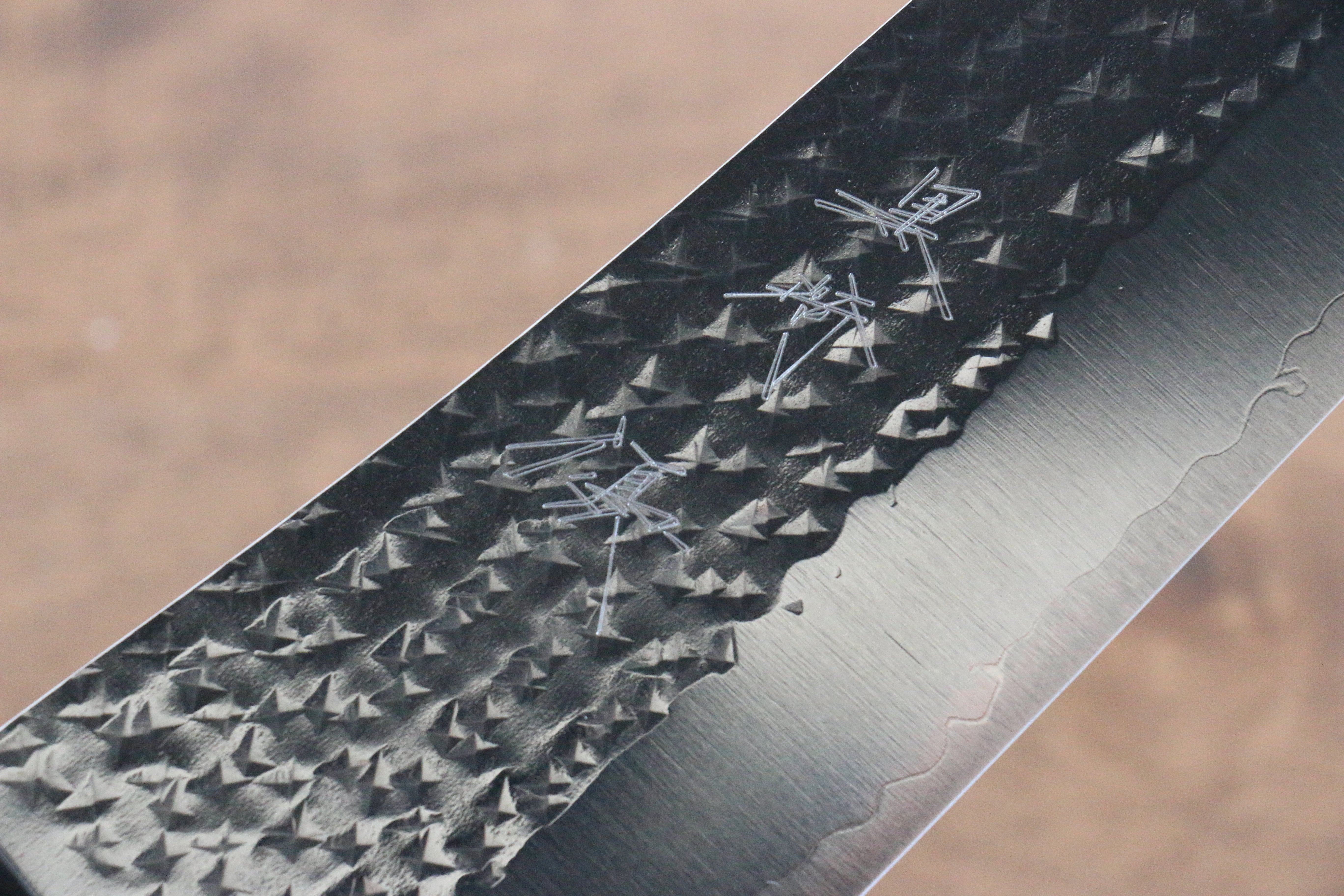 Yu Kurosaki Senko SG2 Hammered Gyuto 240mm Turquoise Handle - Seisuke Knife