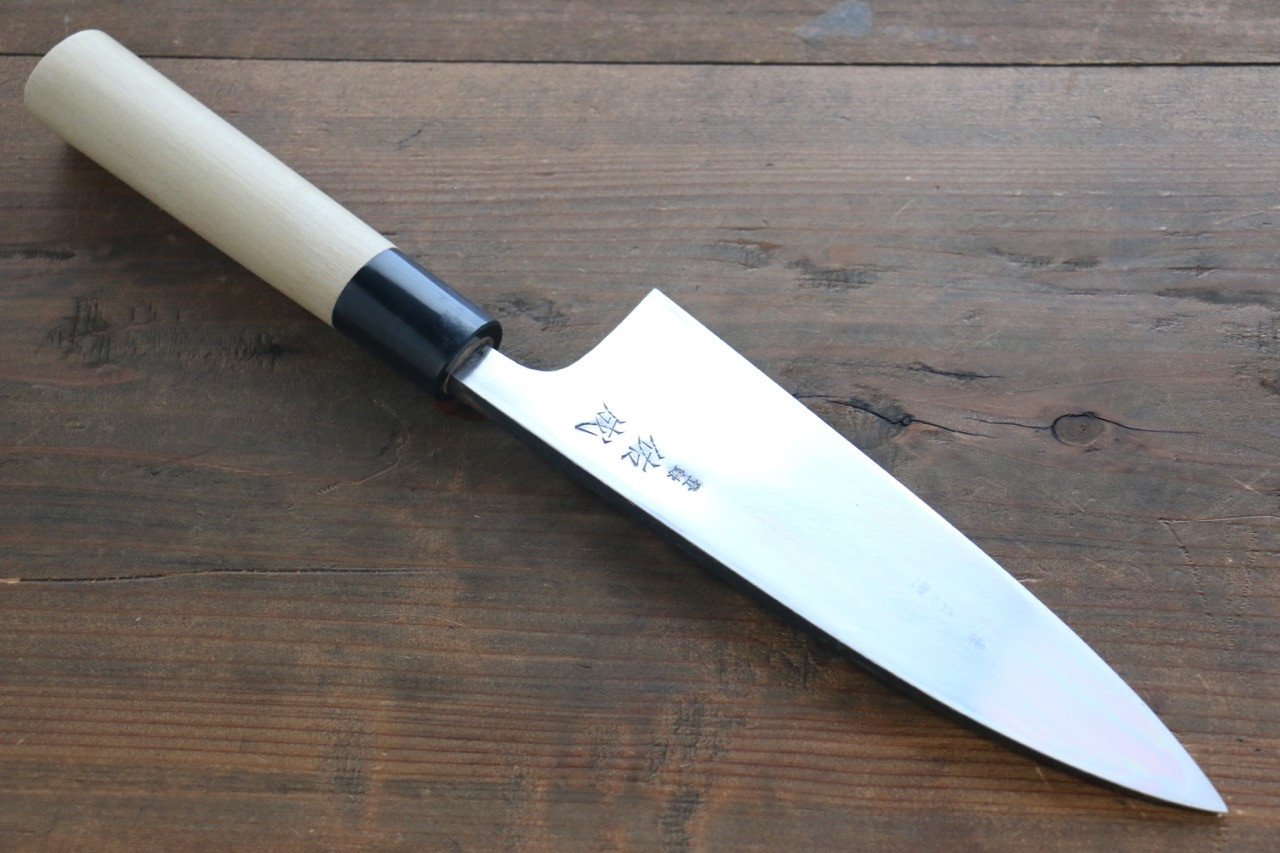 Sukenari Hongasumi White Steel No.2 Kurouchi Deba Knife - Seisuke Knife