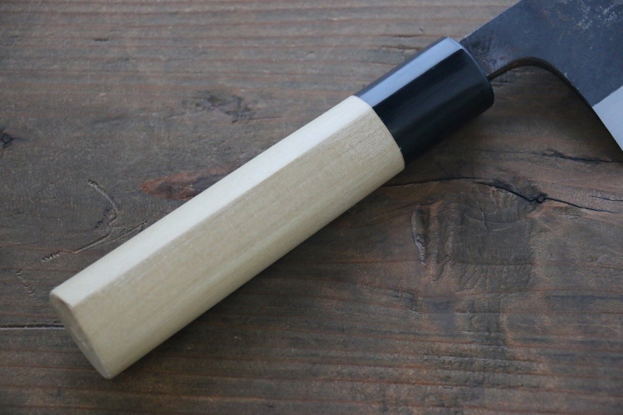Sukenari Hongasumi White Steel No.2 Kurouchi Deba Knife - Seisuke Knife