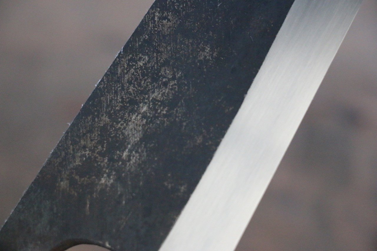 Sukenari Hongasumi White Steel No.2 Kurouchi Deba Knife - Seisuke Knife