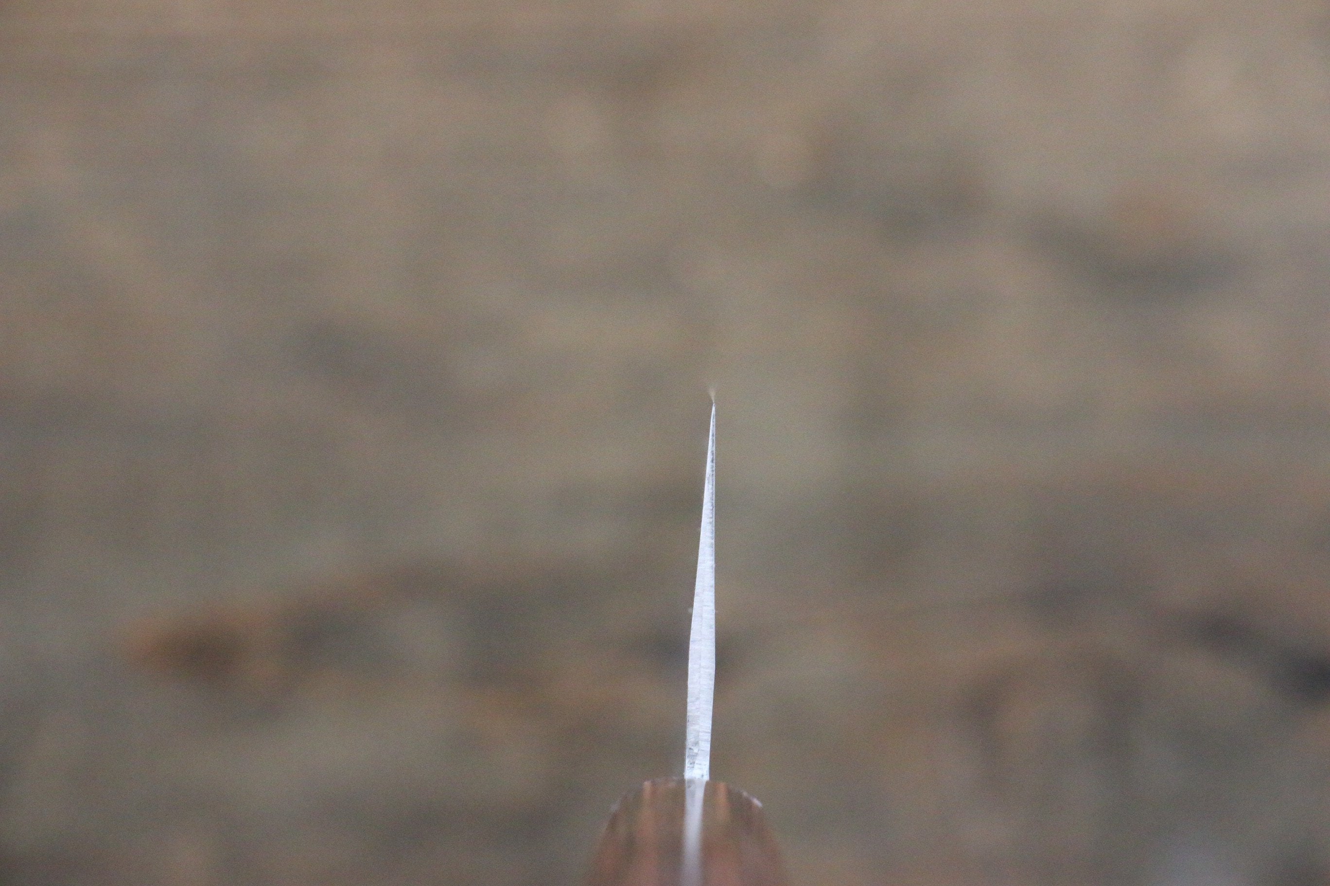 Kunihira VG1 Hammered Santoku 170mm Mahogany Handle - Seisuke Knife