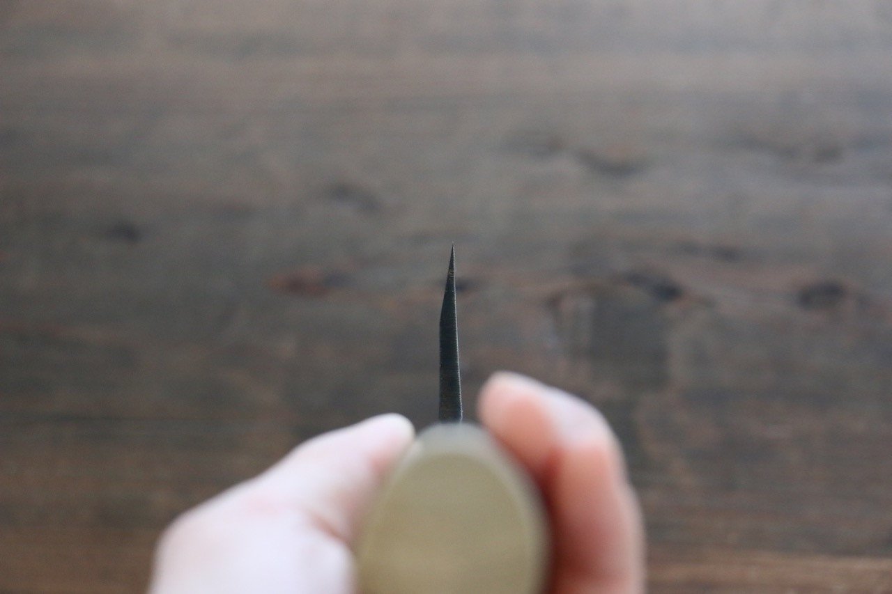 Sukenari Hongasumi White Steel No.2 Kurouchi Deba Knife - Seisuke Knife