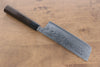 Makoto Kurosaki VG10 Damascus Nakiri 170mm with Ebony Wood Handle - Seisuke Knife