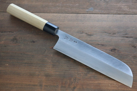 Sukenari Hongasumi White Steel No.2 Kamagata Usuba Knife - Seisuke Knife