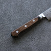 Seisuke VG10 33 Layer Damascus Petty-Utility 135mm Brown Pakka wood Handle - Seisuke Knife