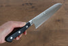 Takamura Knives VG10 Migaki Finished Santoku 170mm with Black Pakkawood Handle - Seisuke Knife