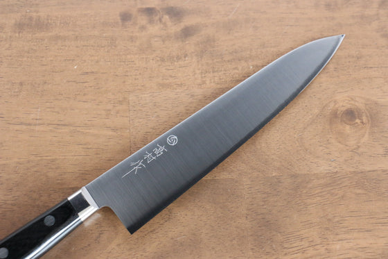 Takamura Knives VG10 Migaki Finished Gyuto 210mm with Black Pakkawood Handle - Seisuke Knife