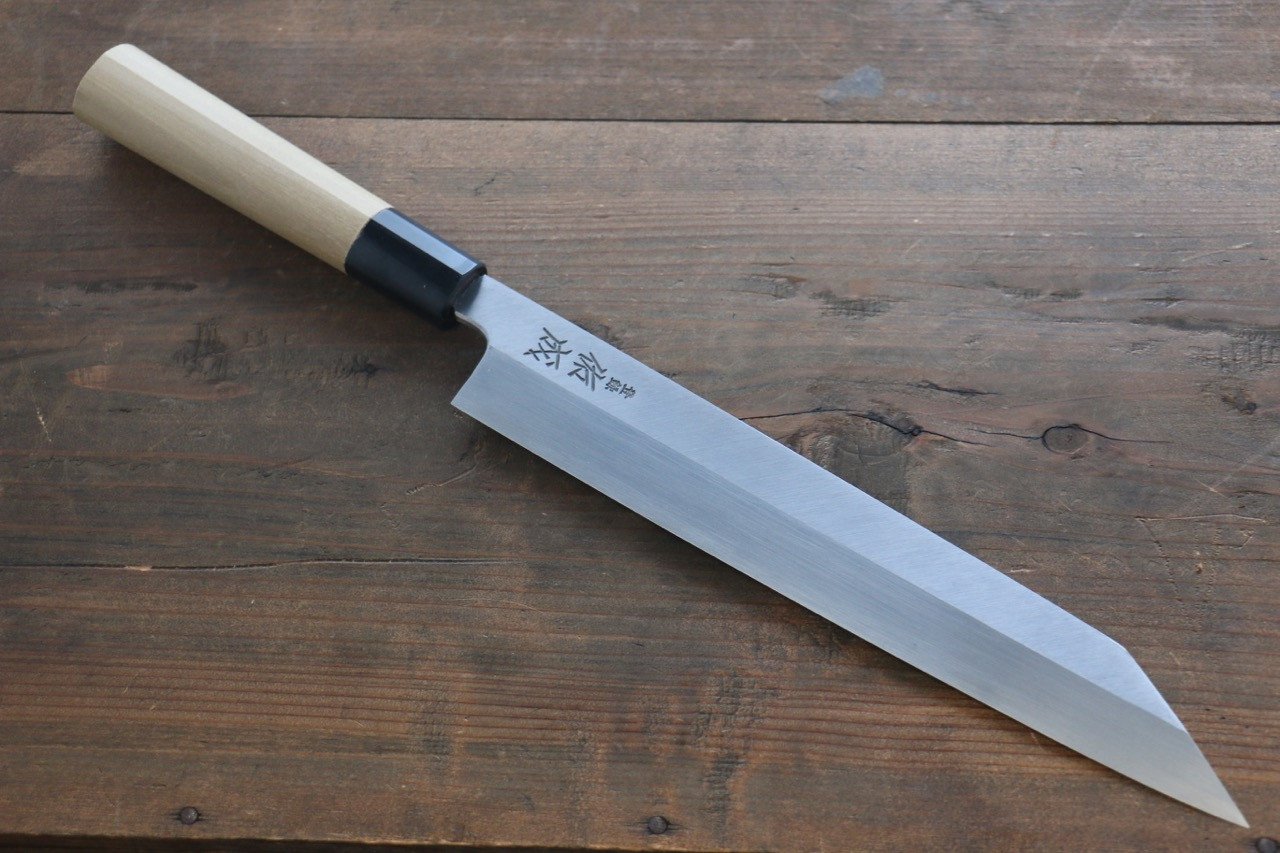 Sukenari Hongasumi White Steel No.2 Kiritsuke Yanagiba Knife - Seisuke Knife