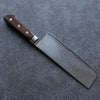 Seisuke VG10 33 Layer Damascus Nakiri 165mm Brown Pakka wood Handle - Seisuke Knife