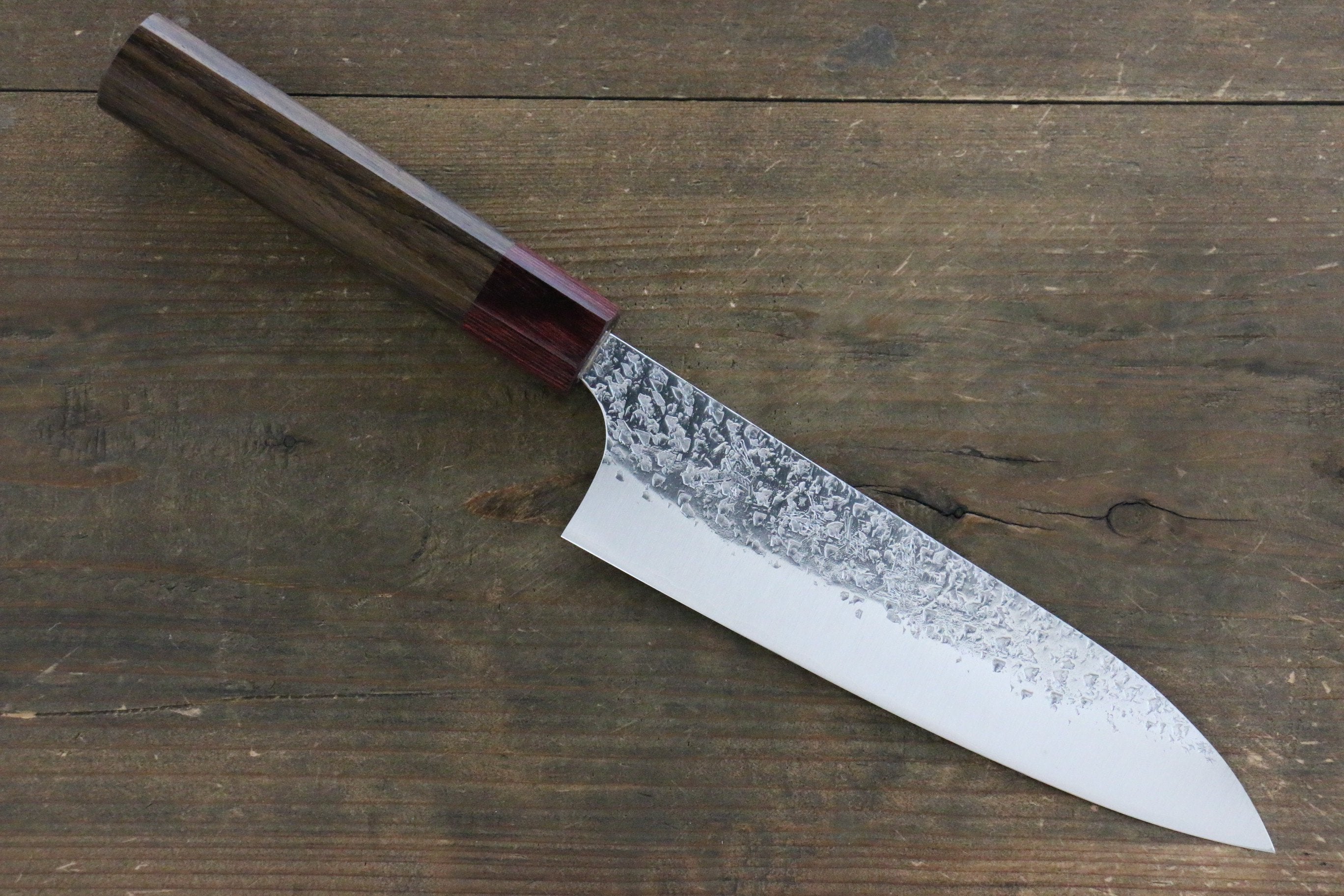 Yu Kurosaki Shizuku SG2 Hammered Gyuto 180mm - Seisuke Knife