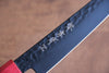 Sakai Takayuki Kurokage VG10 Hammered Teflon Coating Petty-Utility 150mm Live oak Lacquered (Kouseki) Handle - Seisuke Knife - Slide 5