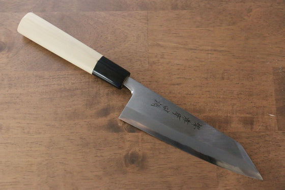 Sakai Takayuki Tokujyo White Steel No.2 Kiritsuke Deba 150mm with Magnolia Handle - Seisuke Knife