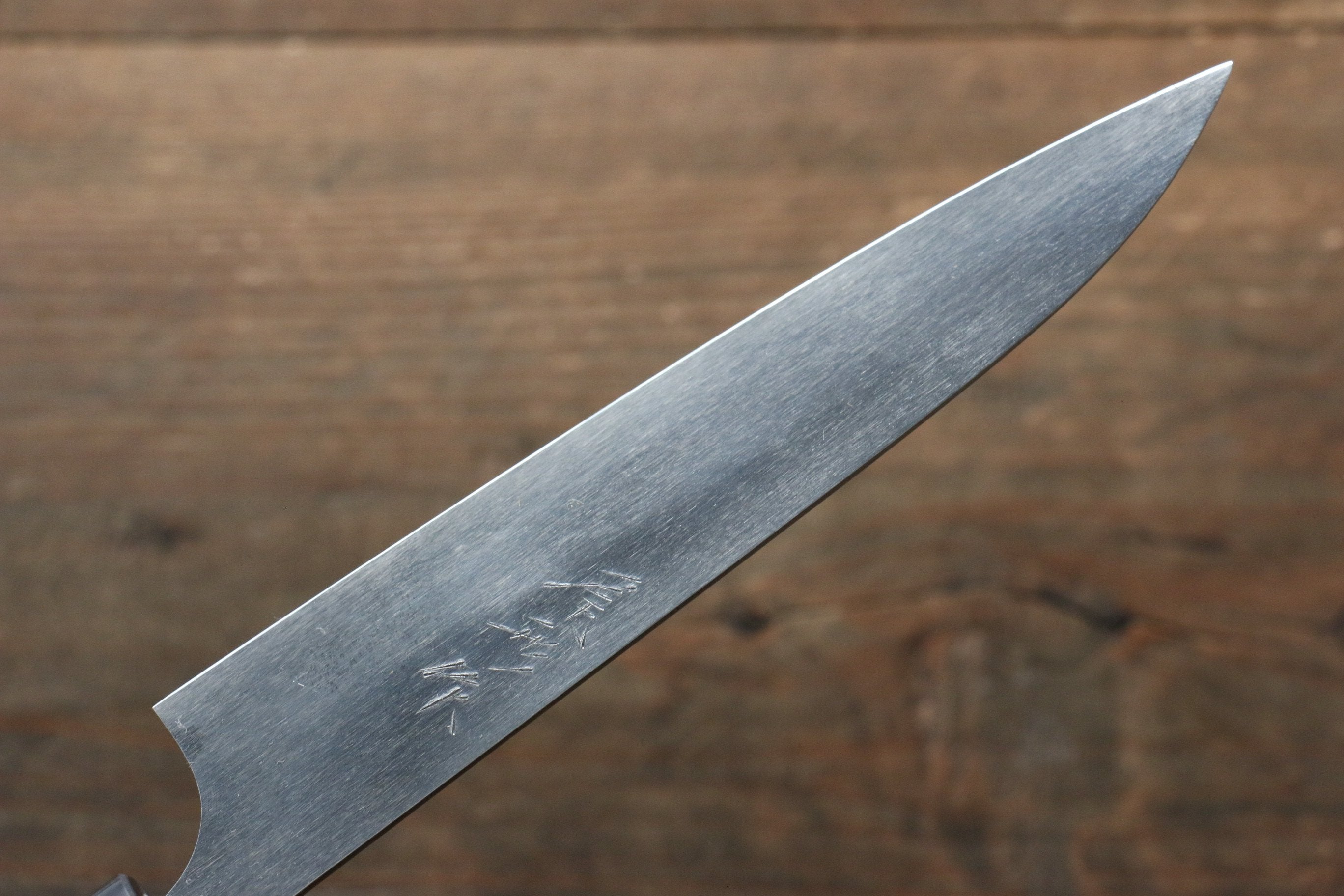 Shungo Ogata Silver Steel No.3 Damascus Petty-Utility 150mm Shitan Handle - Seisuke Knife