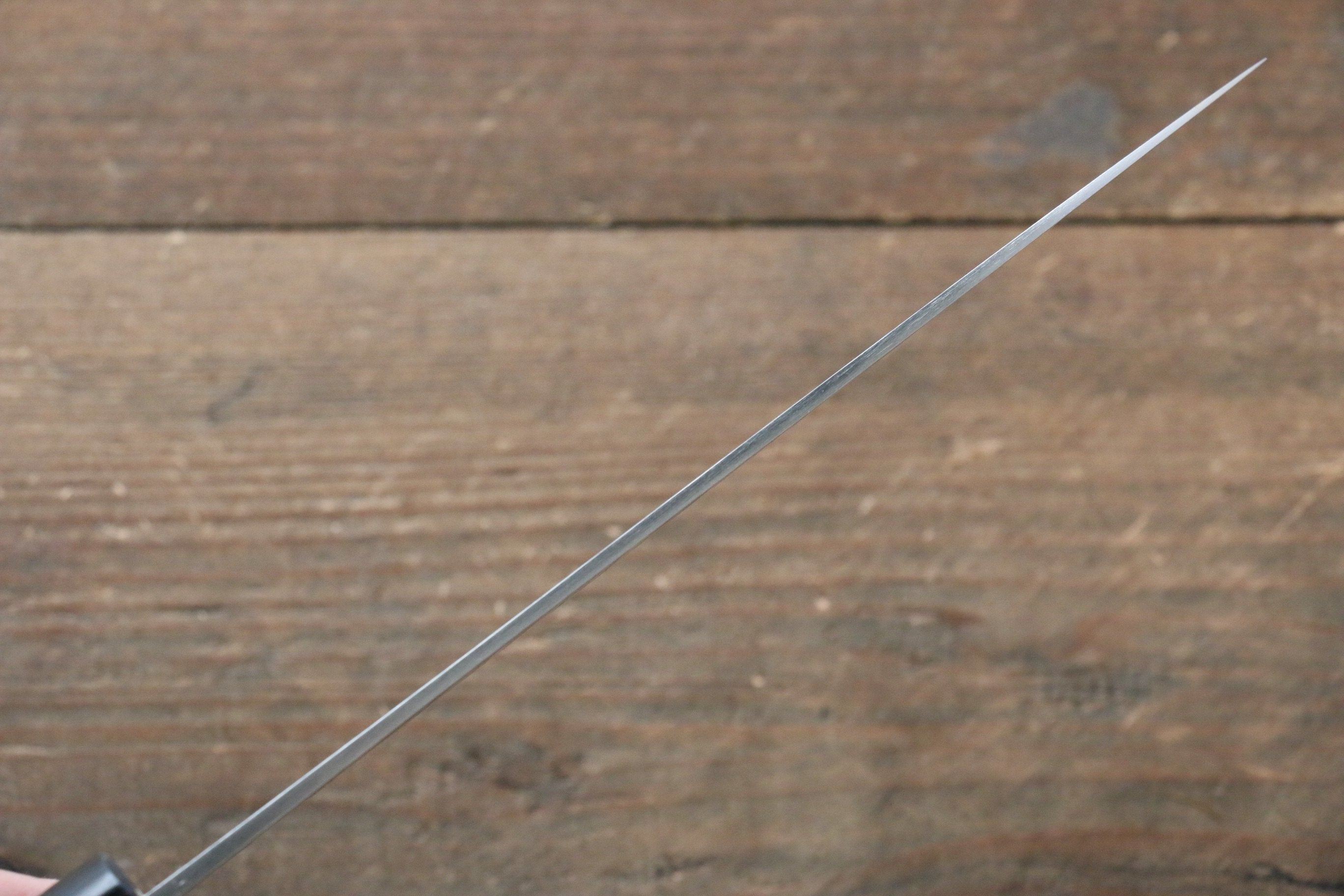 Shungo Ogata Silver Steel No.3 Damascus Petty-Utility 150mm Shitan Handle - Seisuke Knife