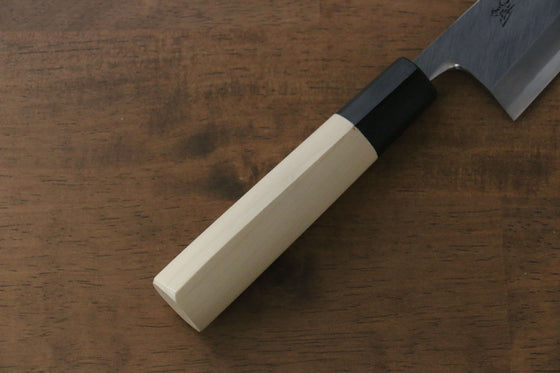 Sakai Takayuki Tokujyo White Steel No.2 Kiritsuke Deba 150mm with Magnolia Handle - Seisuke Knife