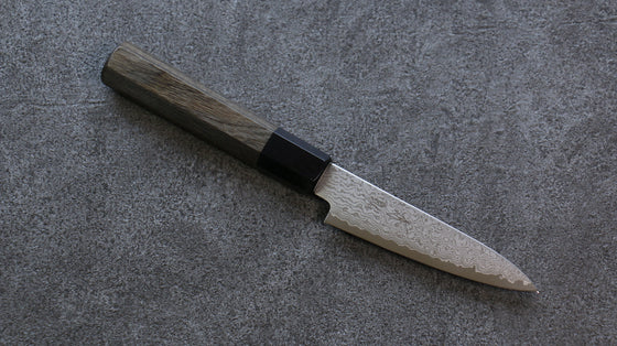 Seisuke VG10 Damascus Petty-Utility 120mm Gray Pakka wood Handle - Seisuke Knife