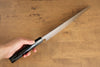 Yu Kurosaki Senko SG2 Hammered Mt Fuji Chinkin Sujihiki 270mm Lacquered Handle with Sheath - Seisuke Knife - Slide 10