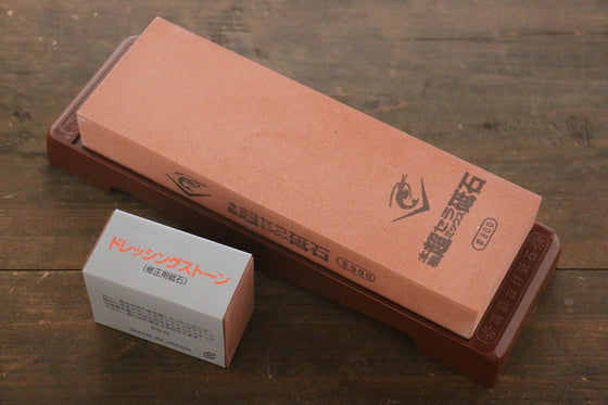 Naniwa Ceramic Medium Sharpening Stone with Plastic Base - #800 - Seisuke Knife