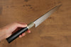 Takeshi Saji SG2 Mirrored Finish Damascus Gyuto 210mm Ebony with Ring Handle - Seisuke Knife - Slide 7