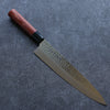 Kanetsune DSR-1K6 Hammered Gyuto 240mm Red Pakka wood Handle - Seisuke Knife