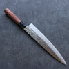 Kanetsune DSR-1K6 Hammered Gyuto 240mm Red Pakka wood Handle - Seisuke Knife