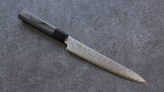 Seisuke VG10 Damascus Petty-Utility 180mm Gray Pakka wood Handle - Seisuke Knife