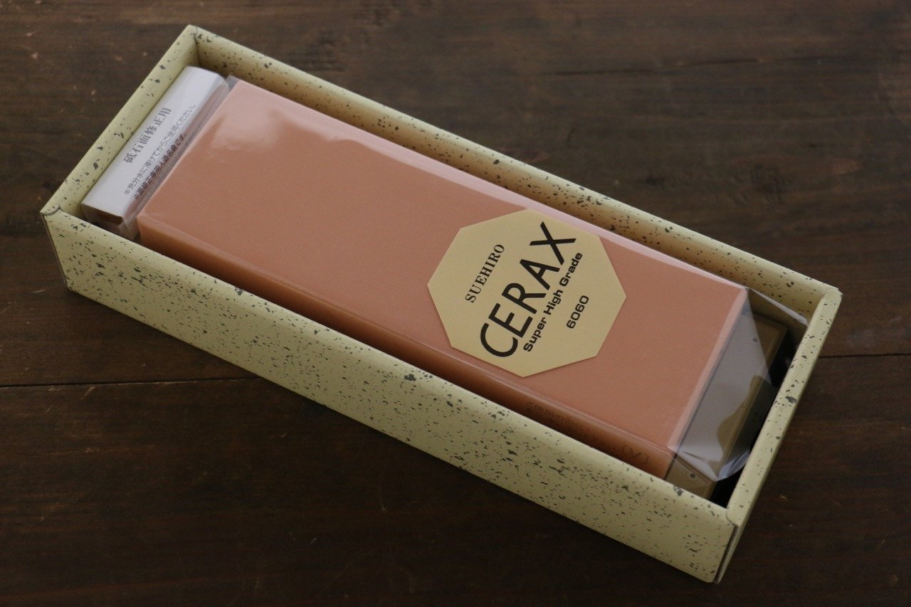 Suehiro CERAX 707 Ceramic Medium Sharpening Stone with Rubber Base - #700 - Seisuke Knife