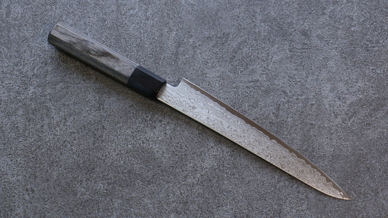 Seisuke VG10 Damascus Petty-Utility 180mm Gray Pakka wood Handle - Seisuke Knife