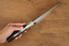 Takeshi Saji VG10 Colored Damascus Gyuto 180mm Ebony with Ring Handle - Seisuke Knife - Slide 8