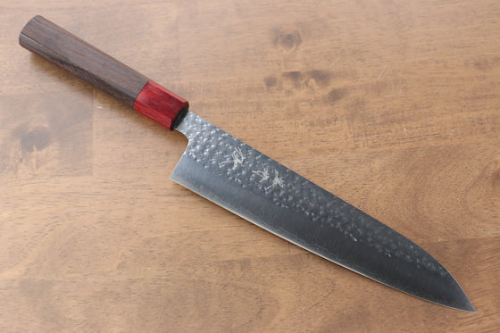 Yu Kurosaki Senko SG2 Hammered Gyuto 210mm Shitan Handle - Seisuke Knife