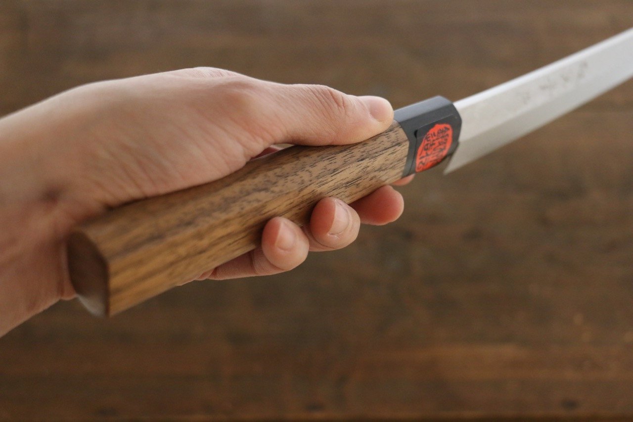Shigeki Tanaka Blue Steel No.2 Sakimaru Takohiki Japanese Chef Knife 300mm - Seisuke Knife