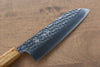 Yu Kurosaki Senko SG2 Hammered Santoku 165mm Live oak Lacquered Handle - Seisuke Knife - Slide 3