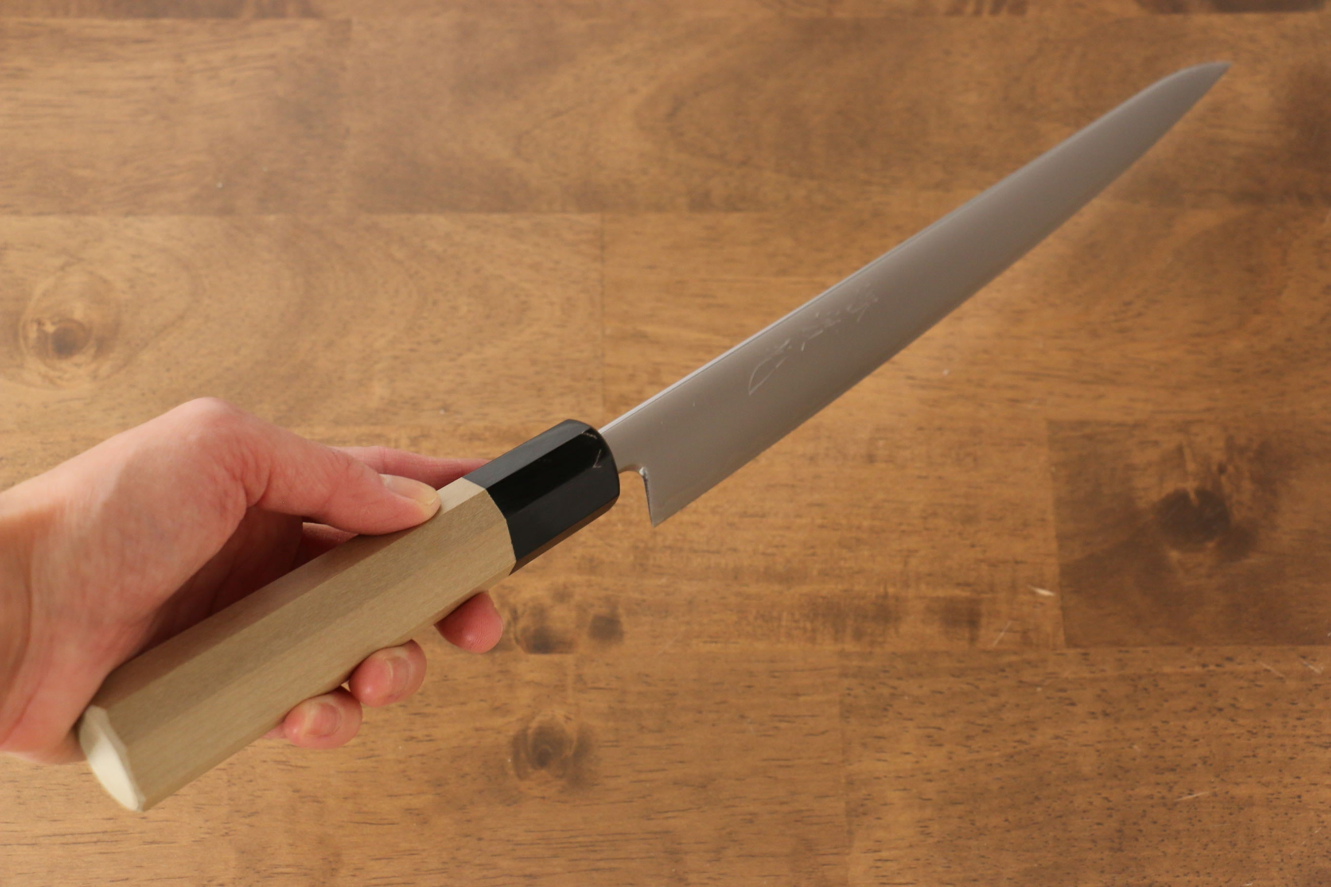 Jikko SG2 Sujihiki  240mm Magnolia Handle - Seisuke Knife