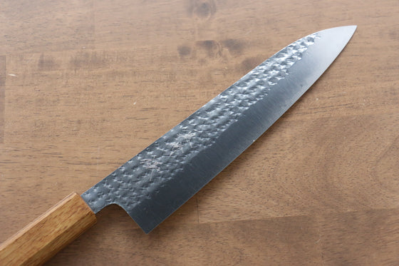 Yu Kurosaki Senko SG2 Hammered Gyuto 210mm Lacquered Oak Handle - Seisuke Knife