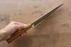 Yu Kurosaki Senko SG2 Hammered Gyuto 210mm Lacquered Oak Handle - Seisuke Knife