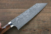 Takeshi Saji SG2 Black Damascus Bunka  180mm Ironwood Handle - Seisuke Knife - Slide 3