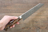 Takeshi Saji SG2 Black Damascus Bunka  180mm Ironwood Handle - Seisuke Knife - Slide 8