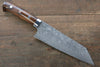 Takeshi Saji SG2 Black Damascus Bunka  180mm Ironwood Handle - Seisuke Knife - Slide 1