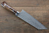 Takeshi Saji SG2 Black Damascus Bunka  180mm Ironwood Handle - Seisuke Knife - Slide 2