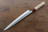 Masakage Yuki White Steel No.2 Nashiji Sujihiki 270mm with Magnolia Handle - Seisuke Knife