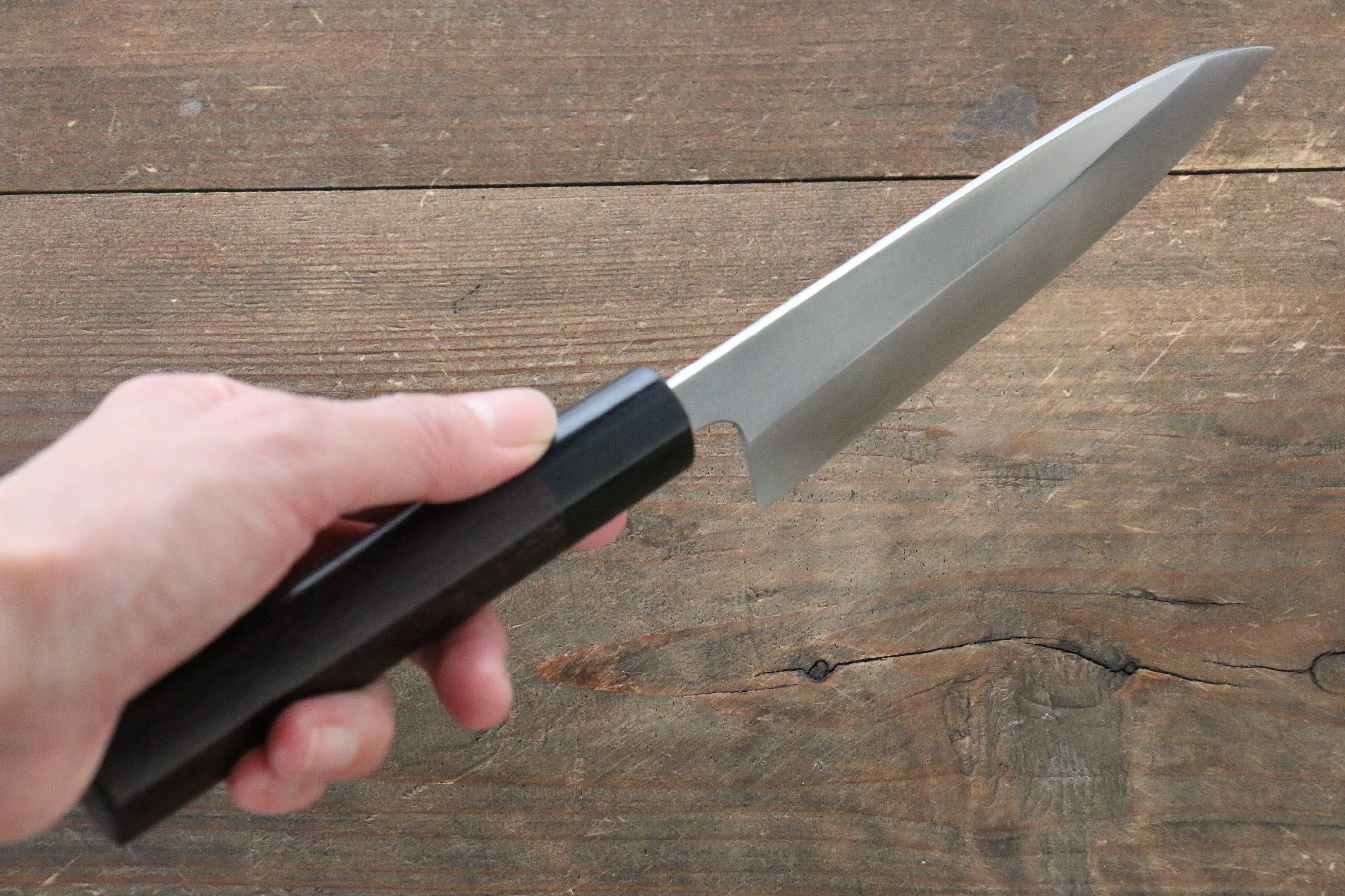 Ogata SG2 Migaki Petty-Utility 140mm Shitan Handle - Seisuke Knife