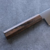 Kanetsune Ichizu VG10 Kiritsuke Gyuto 210mm Brown Pakka wood Handle - Seisuke Knife