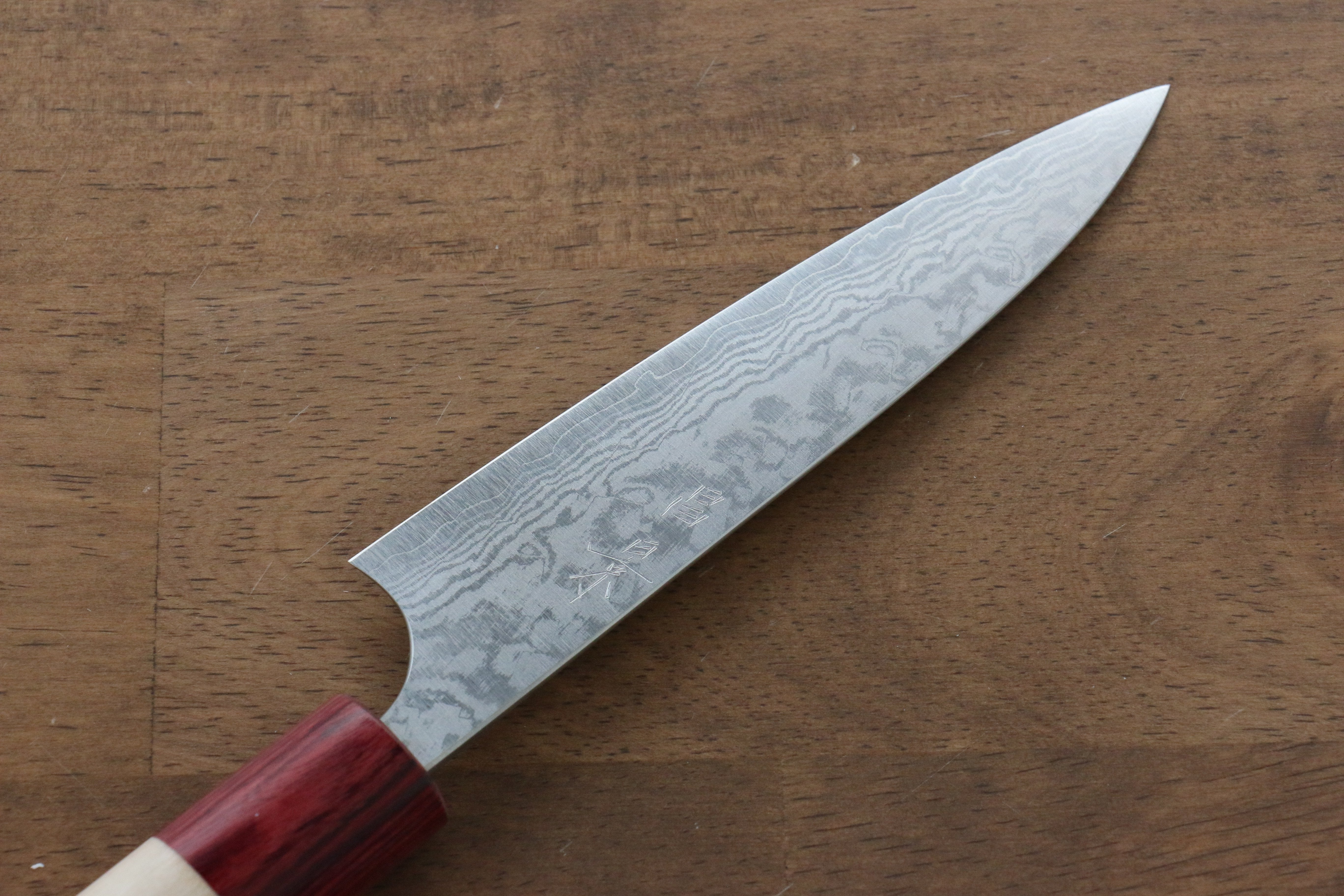 Masakage Kiri VG10 Damascus Petty-Utility 120mm Magnolia Handle - Seisuke Knife
