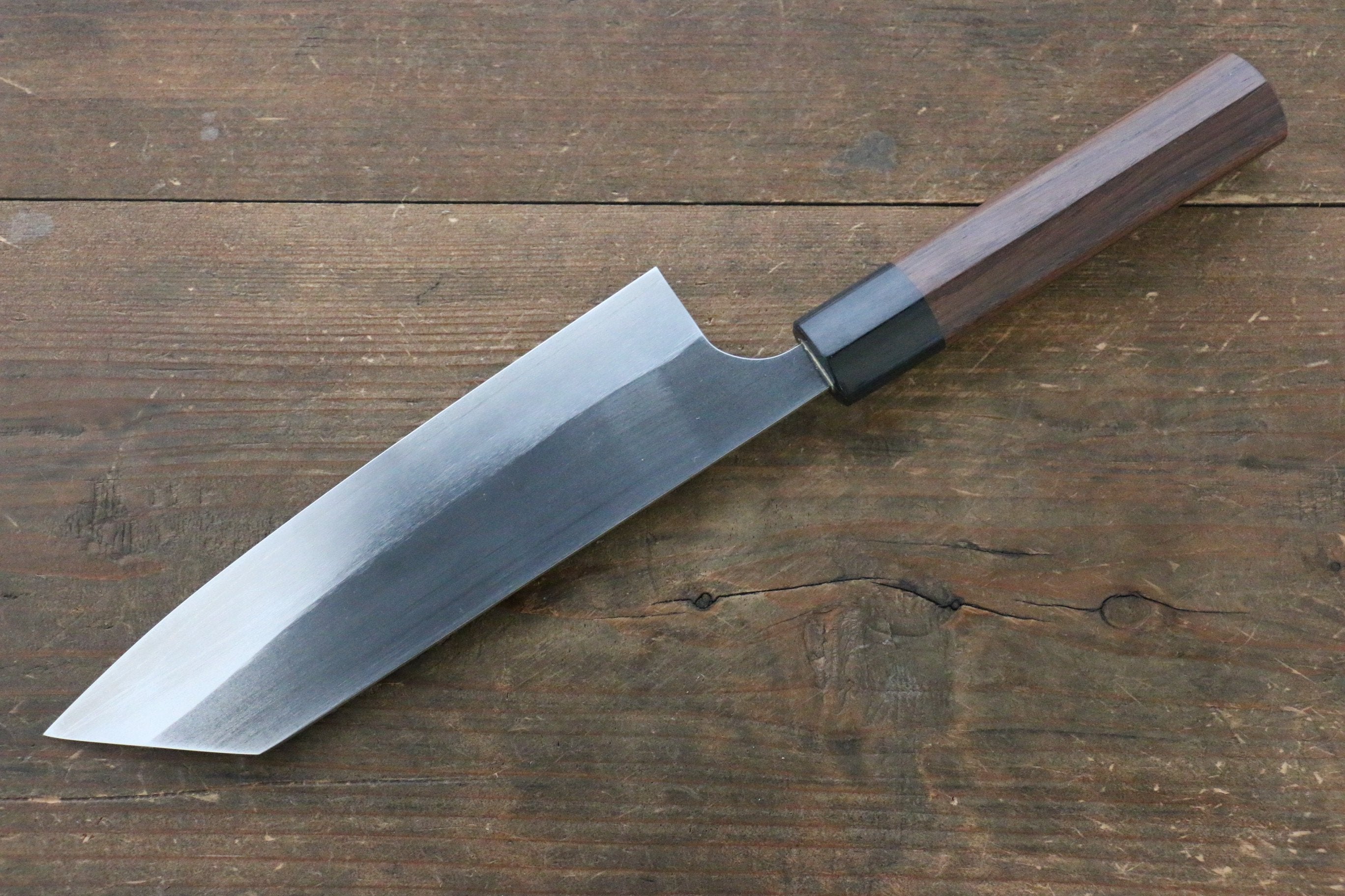 Shungo Ogata SG2 Kurouchi Black Finished Bunka 180mm Shitan Handle - Seisuke Knife