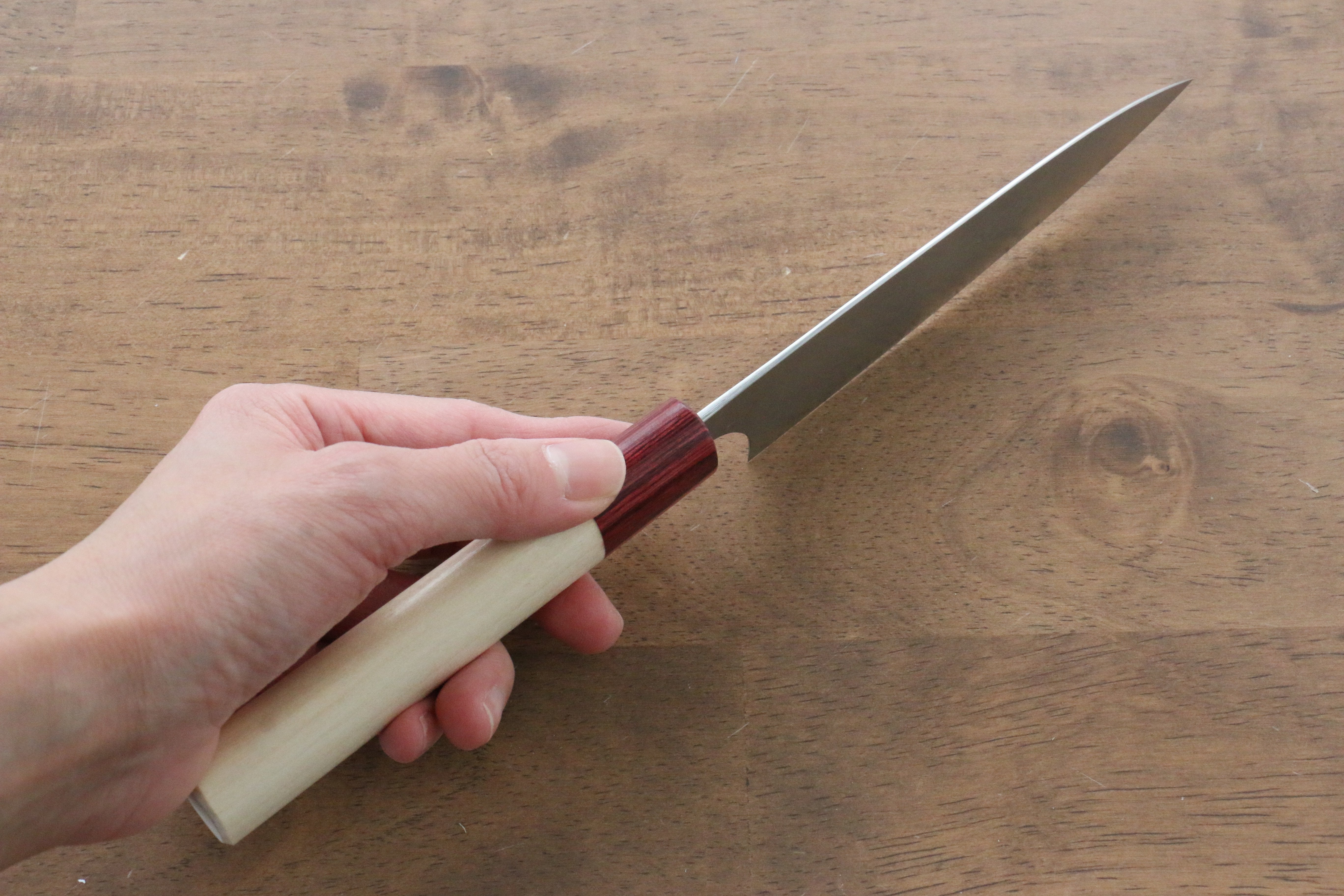 Masakage Kiri VG10 Damascus Petty-Utility 120mm Magnolia Handle - Seisuke Knife